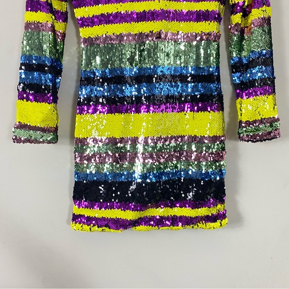 Club L London Multicolor Sequin Mini Dress - Picture 13 of 16